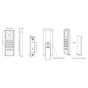 G.W.S. LED LED 100-240V AC RGB/RGBW Controller S3 + 8 Zone Remote Control RS8
