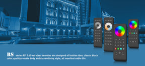 G.W.S. LED LED 100-240V AC RGB/RGBW Controller S3 + 8 Zone Remote Control RS8