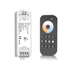 G.W.S. LED LED 12-24V DC CCT Controller V2 + 1 Zone Remote Control RT2