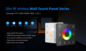 G.W.S. LED LED 12-24V DC RGB/RGBW Controller VP + 1 Zone Panel Remote Control 1*CR2032 Battery TW4
