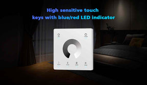 G.W.S. LED LED 12-24V DC RGB/RGBW Controller VP + 1 Zone Panel Remote Control 1*CR2032 Battery TW4