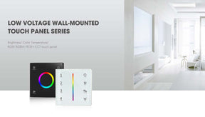 G.W.S. LED LED 12-24V DC RGBW Controller Touch Panel 4CH*3A 2.4GHz RF T4-1