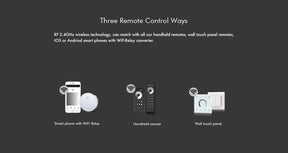 G.W.S. LED LED 12-48V DC Dimming Controller V1-L + 4 Zone Panel Remote Control 2*AAA Battery T21