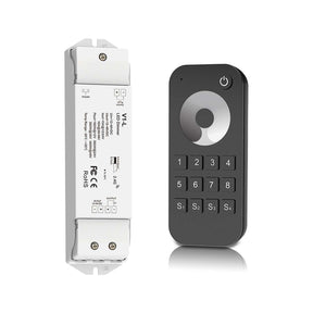 G.W.S. LED LED 12-48V DC Dimming Controller V1-L + 8 Zone Remote Control RT8