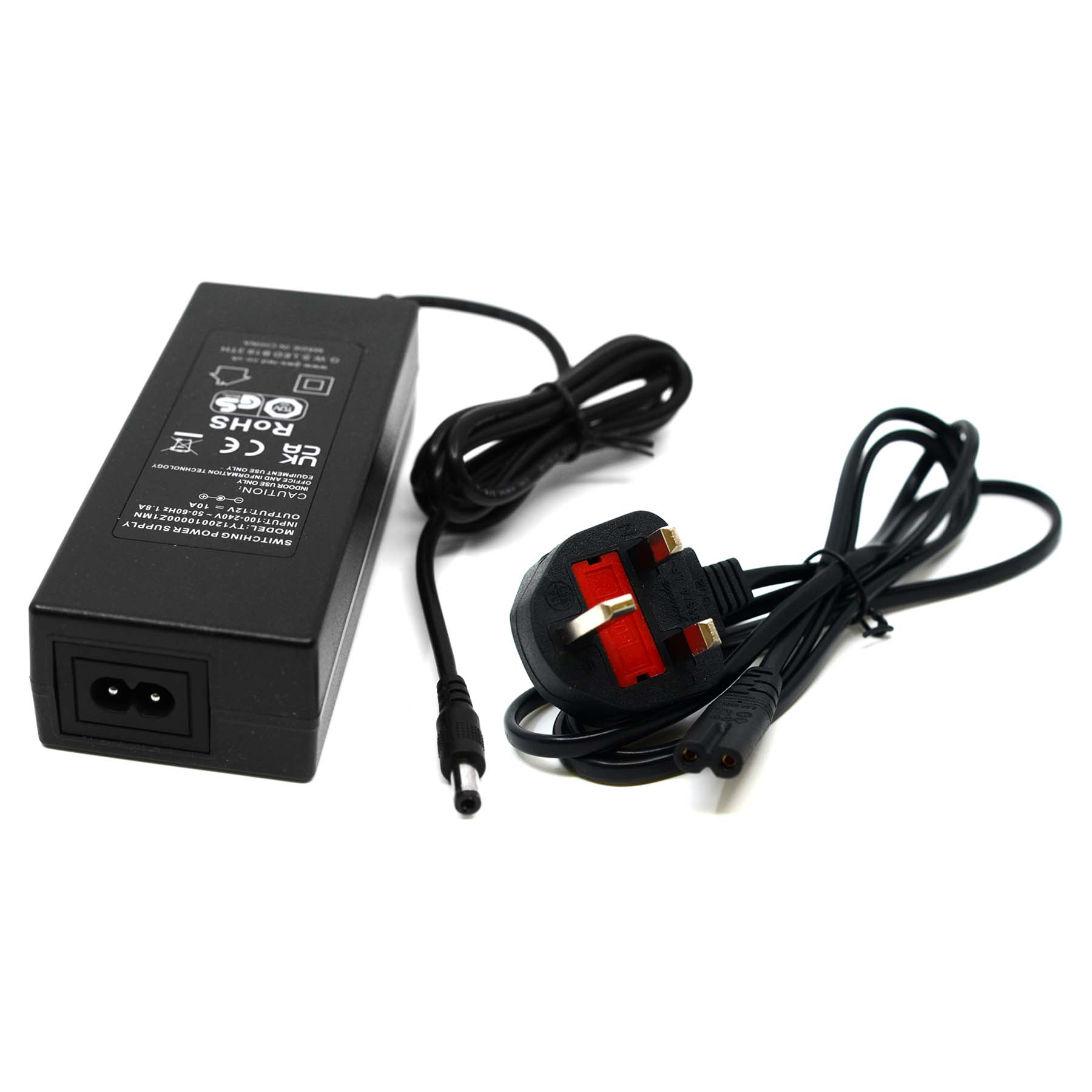 G.W.S. LED LED Drivers/LED Power Supplies 12V / 120W Plug & Play LED Power Supply Transformer DC 12V 120W 10A IP20