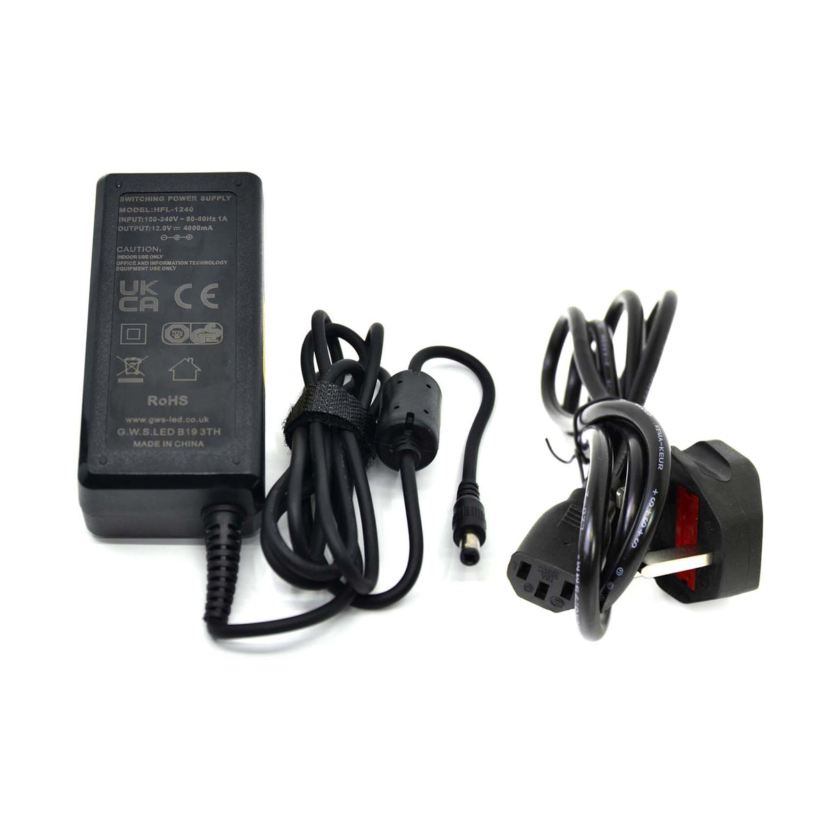 G.W.S. LED LED Drivers/LED Power Supplies 12V / 48W 12V 4A 48W LED Power Adapter