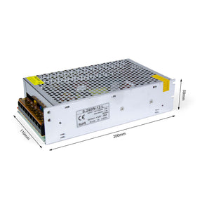 G.W.S. LED LED Drivers/LED Power Supplies IP20 (Non-Waterproof) / 12V / 240W 12V 20A 240W LED Driver