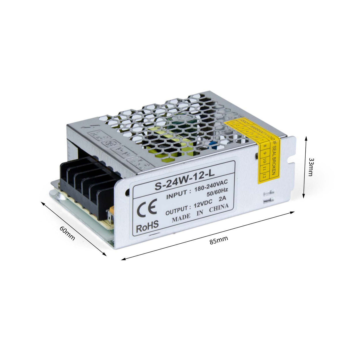 G.W.S. LED LED Drivers/LED Power Supplies IP20 (Non-Waterproof) / 12V / 24W 12V 2A 24W LED Driver