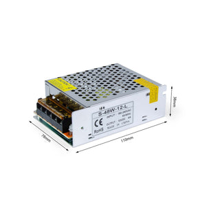 G.W.S. LED LED Drivers/LED Power Supplies IP20 (Non-Waterproof) / 12V / 48W 12V 4A 48W LED Driver