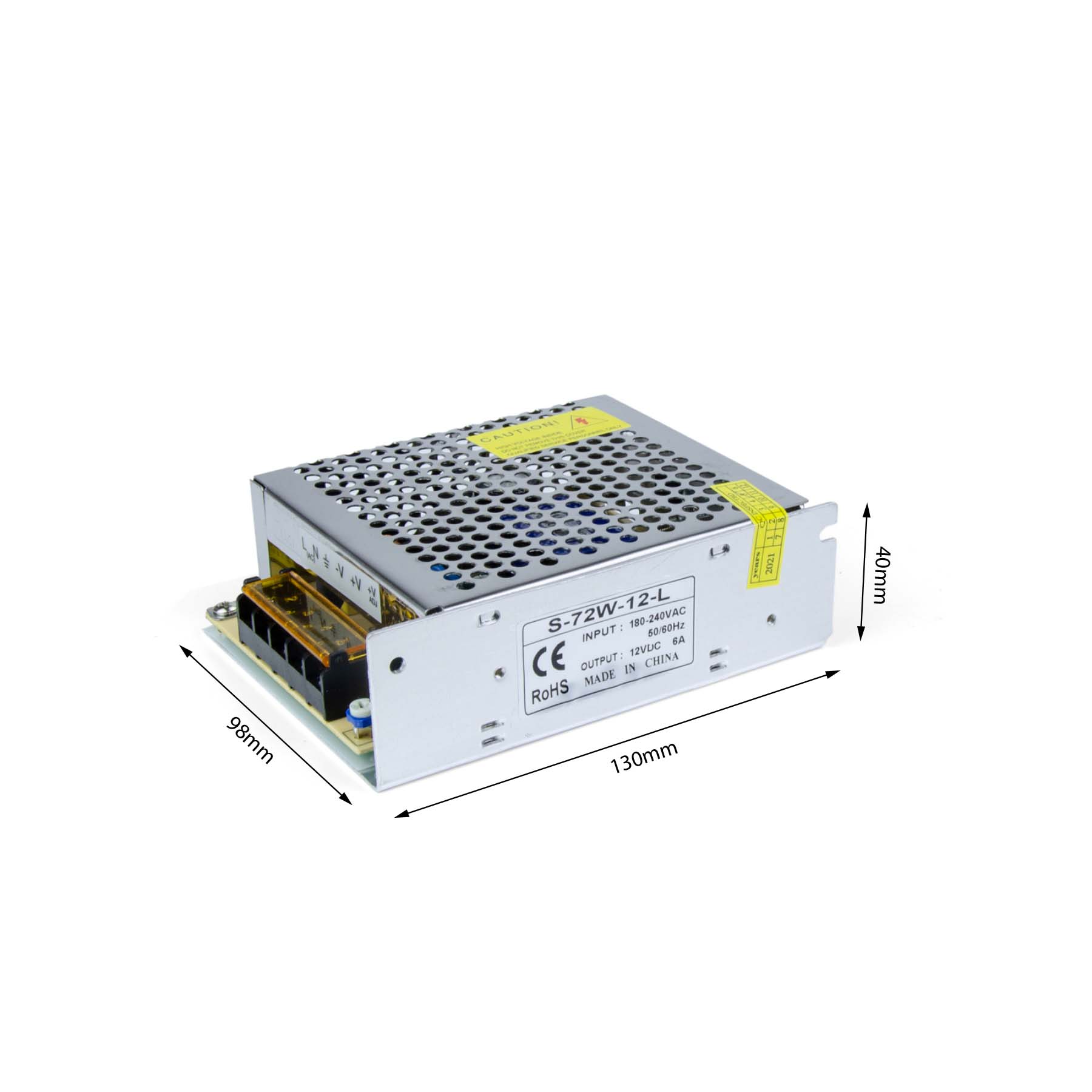 G.W.S. LED LED Drivers/LED Power Supplies IP20 (Non-Waterproof) / 12V / 72W 12V 6A 72W LED Driver