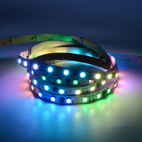 G.W.S. LED LED Strip Lights 5M / SPI RGBWW LED 5050 Strip Light, 5M Reel, IP20, 12V, 60 LEDs/M, 20 Pixels/M, SPI Digital Pixel RGB+Warm White
