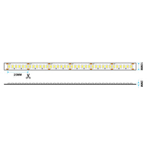 G.W.S. LED LED Strip Lights LED 2835 Strip Light, 5M Reel, IP20, 24V, 240 LEDs/M