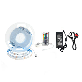 G.W.S. LED LED Strip Lights LED 5050 Strip Light, 5M Reel, IP44, 12V, 60 LEDs/M, RGB