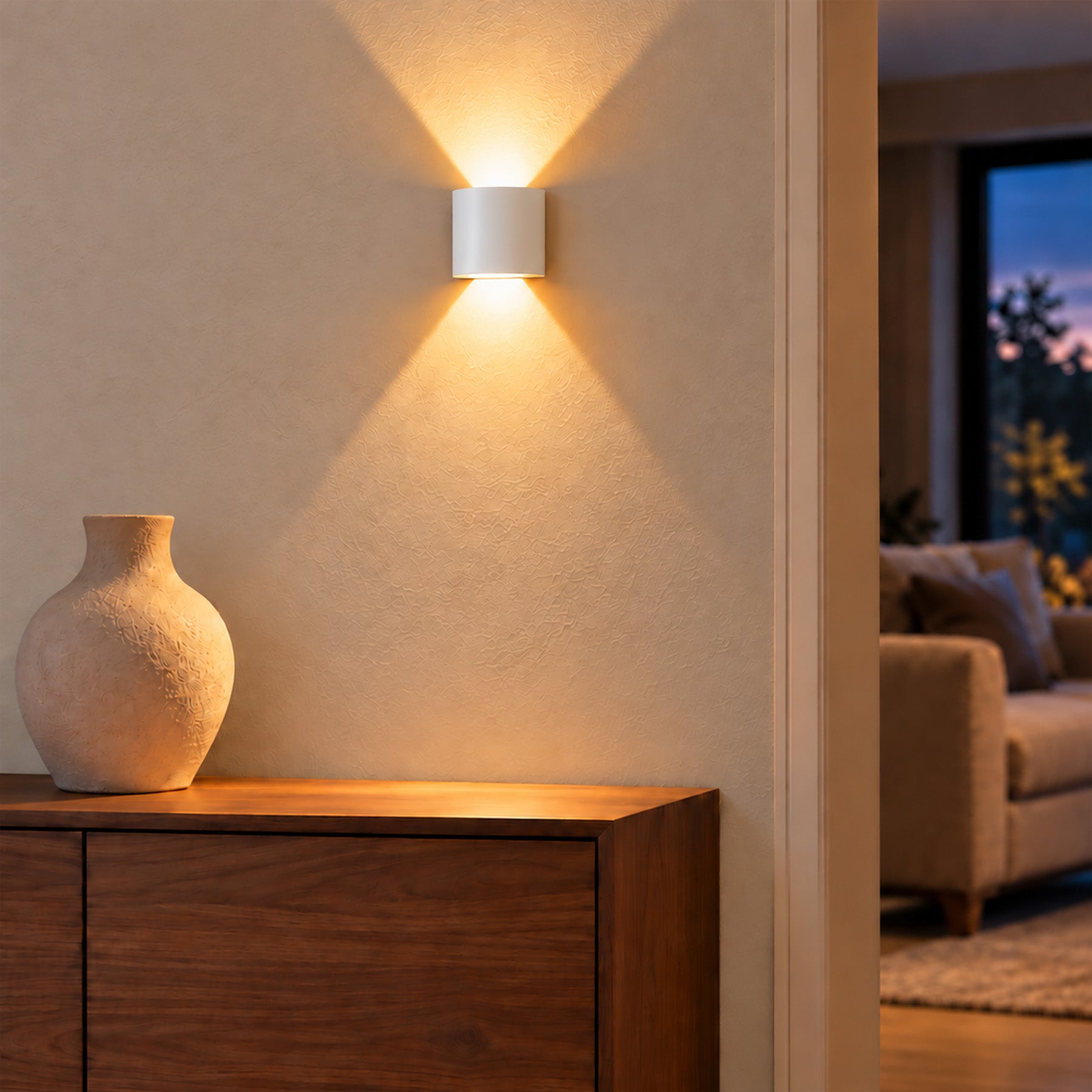 G.W.S. LED LED Wall Lights White 2W LED Up and Down Wall Light (WL-T2)