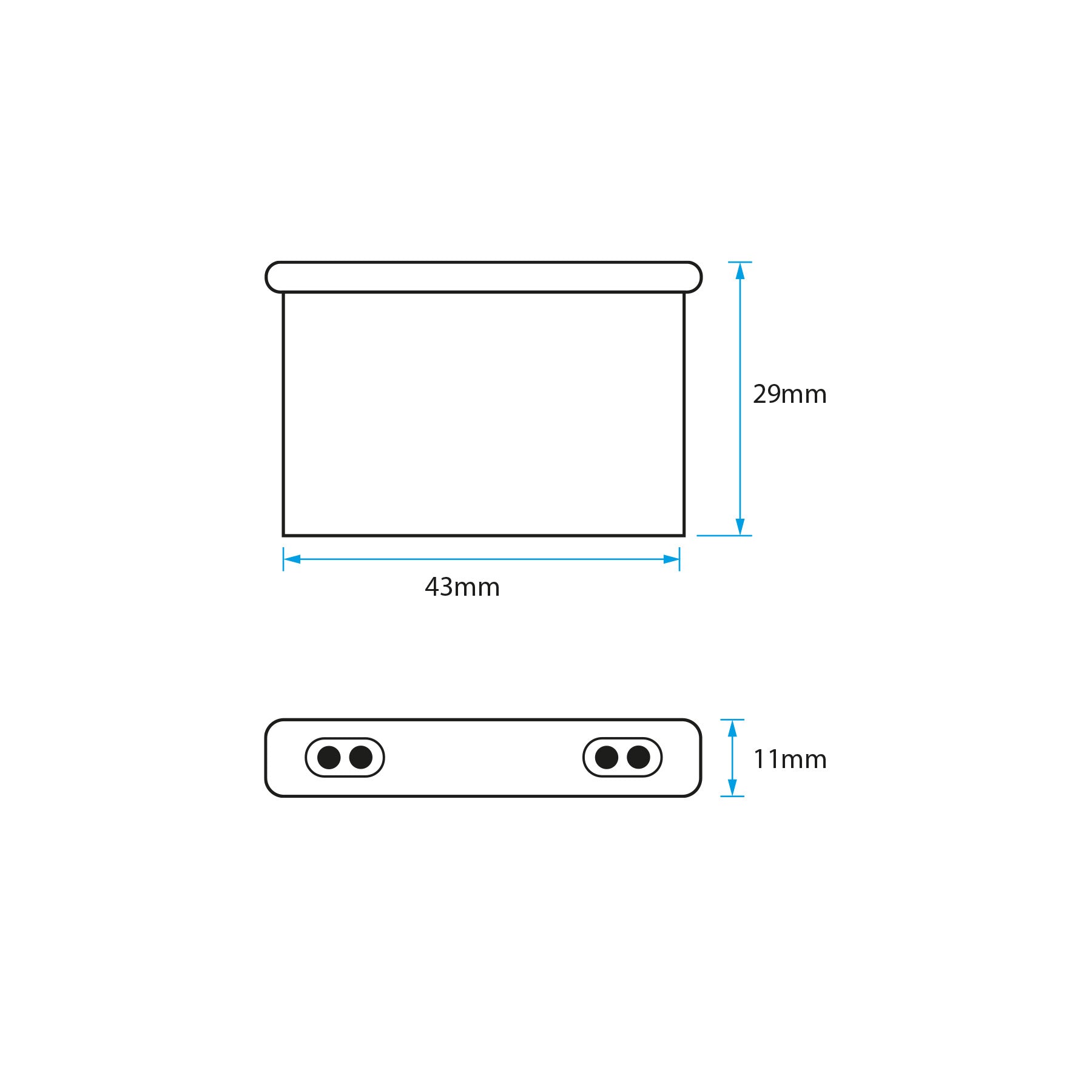 G.W.S. LED LED Wired Single Control Cabinet Double Door Sensor A1