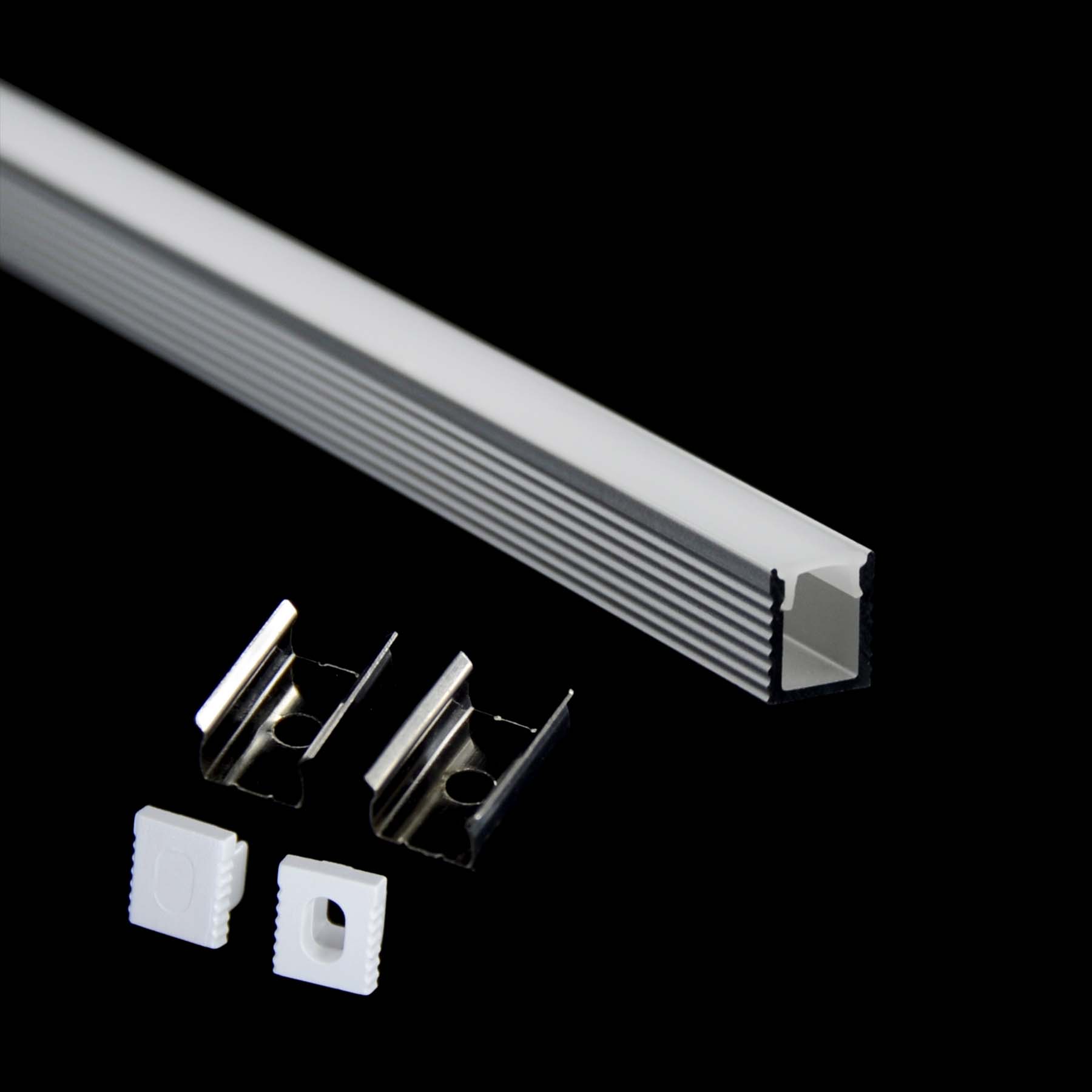 G.W.S. LED Mini Surface Mounted LED Aluminium Profile 7.8x9mm (129-M0809)