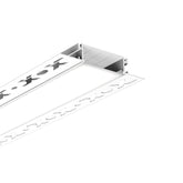 G.W.S. LED Plaster-In Trimless Recessed LED Aluminium Profile 186-C9718