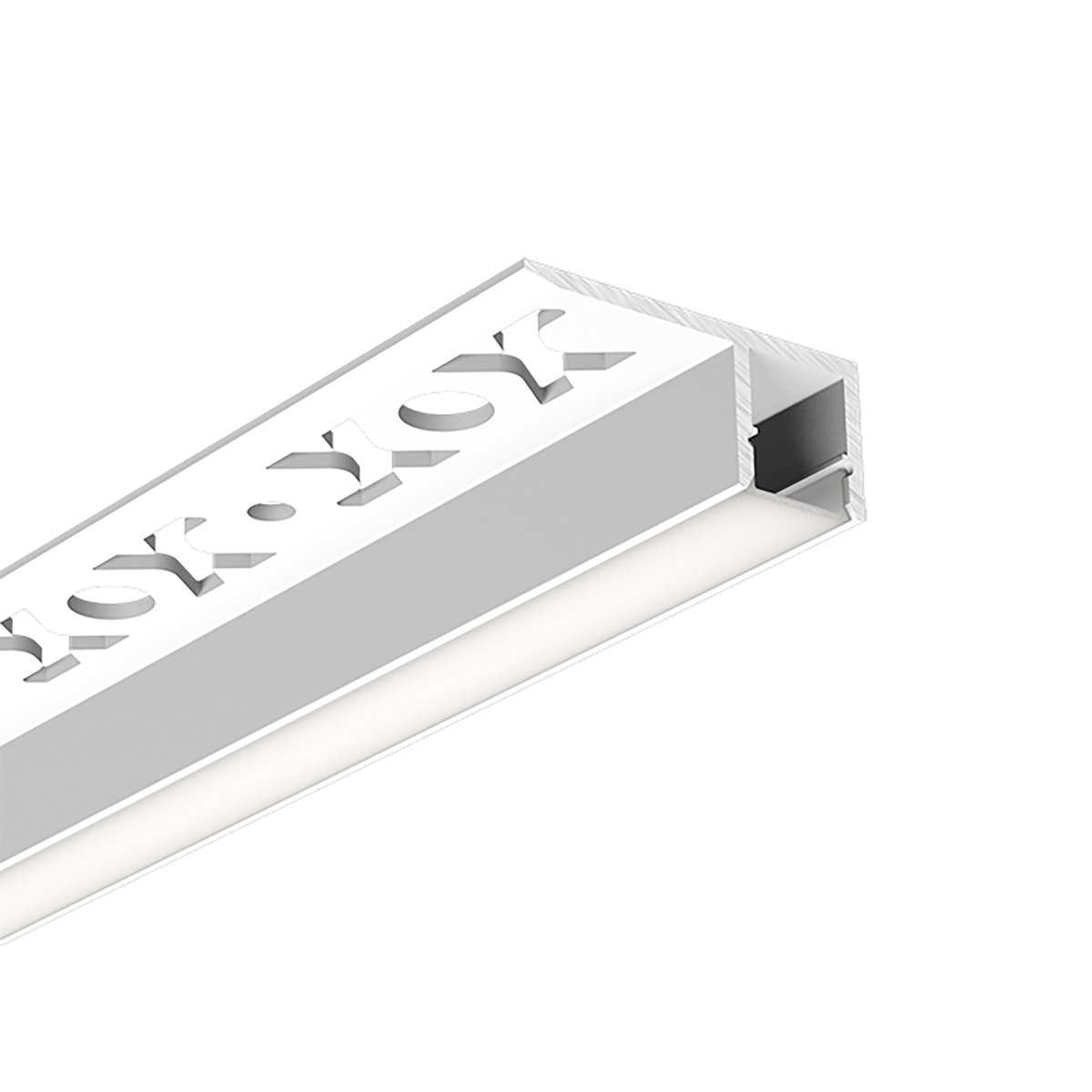 G.W.S. LED Plaster-In Trimless Recessed LED Aluminium Profile 32.5x13.3mm (124)