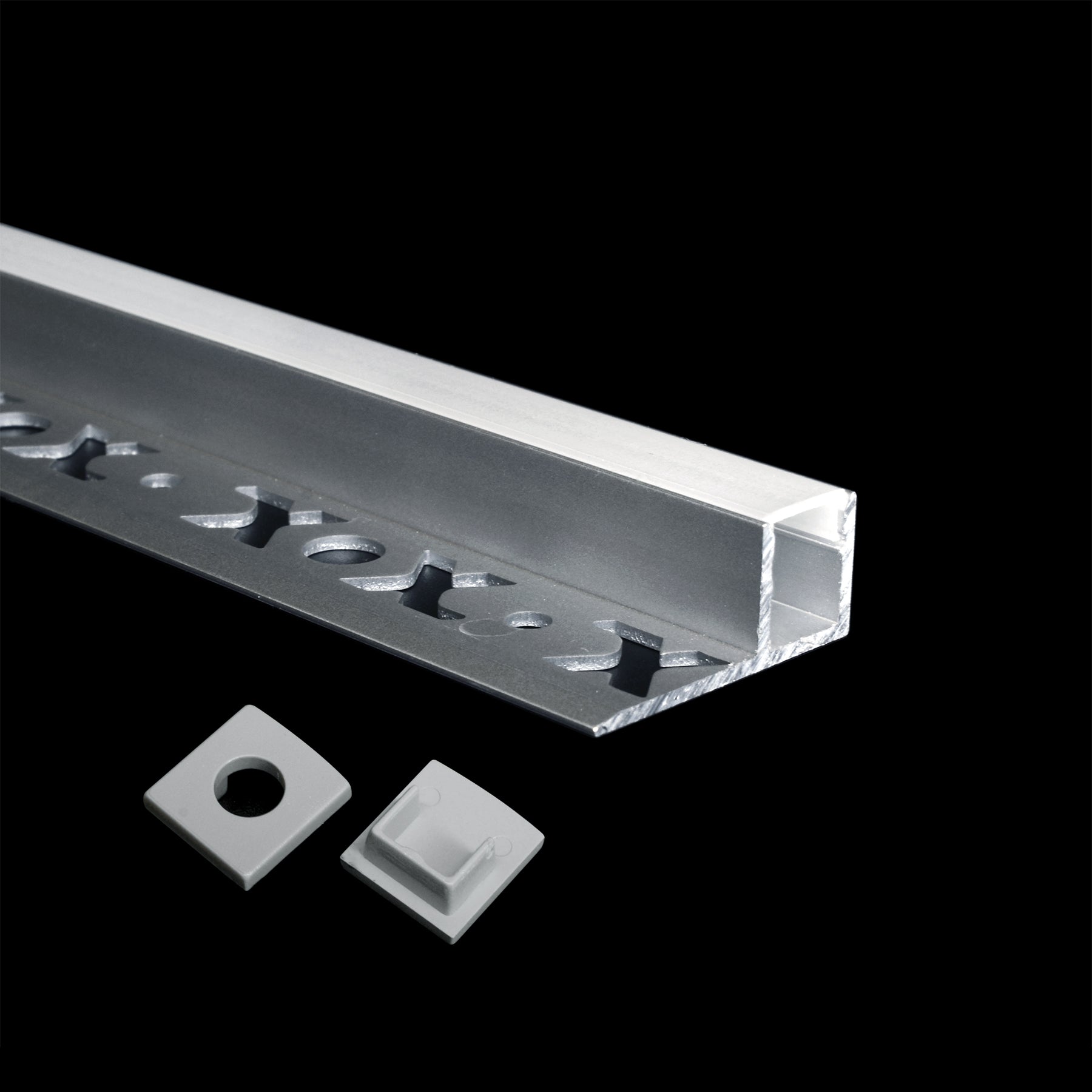 G.W.S. LED Plaster-In Trimless Recessed LED Aluminium Profile 32.5x13.3mm (124)