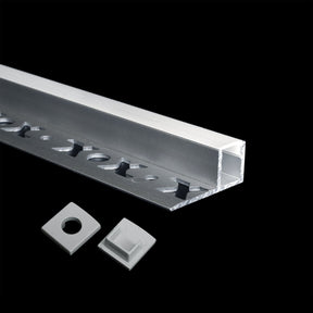 G.W.S. LED Plaster-In Trimless Recessed LED Aluminium Profile 32.5x13.3mm (124)