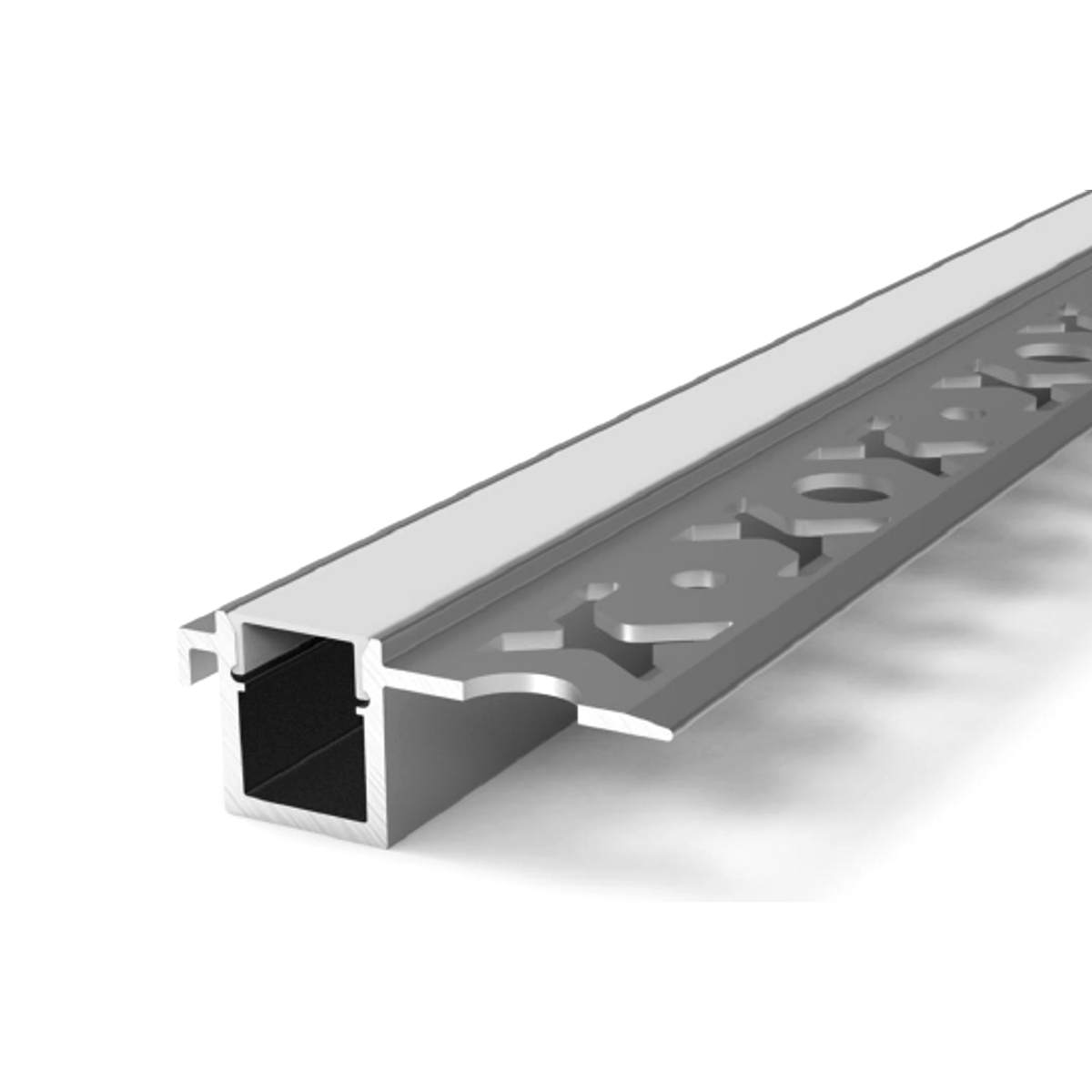 G.W.S. LED Plaster-In Trimless Recessed LED Aluminium Profile 35.7x14mm (319)