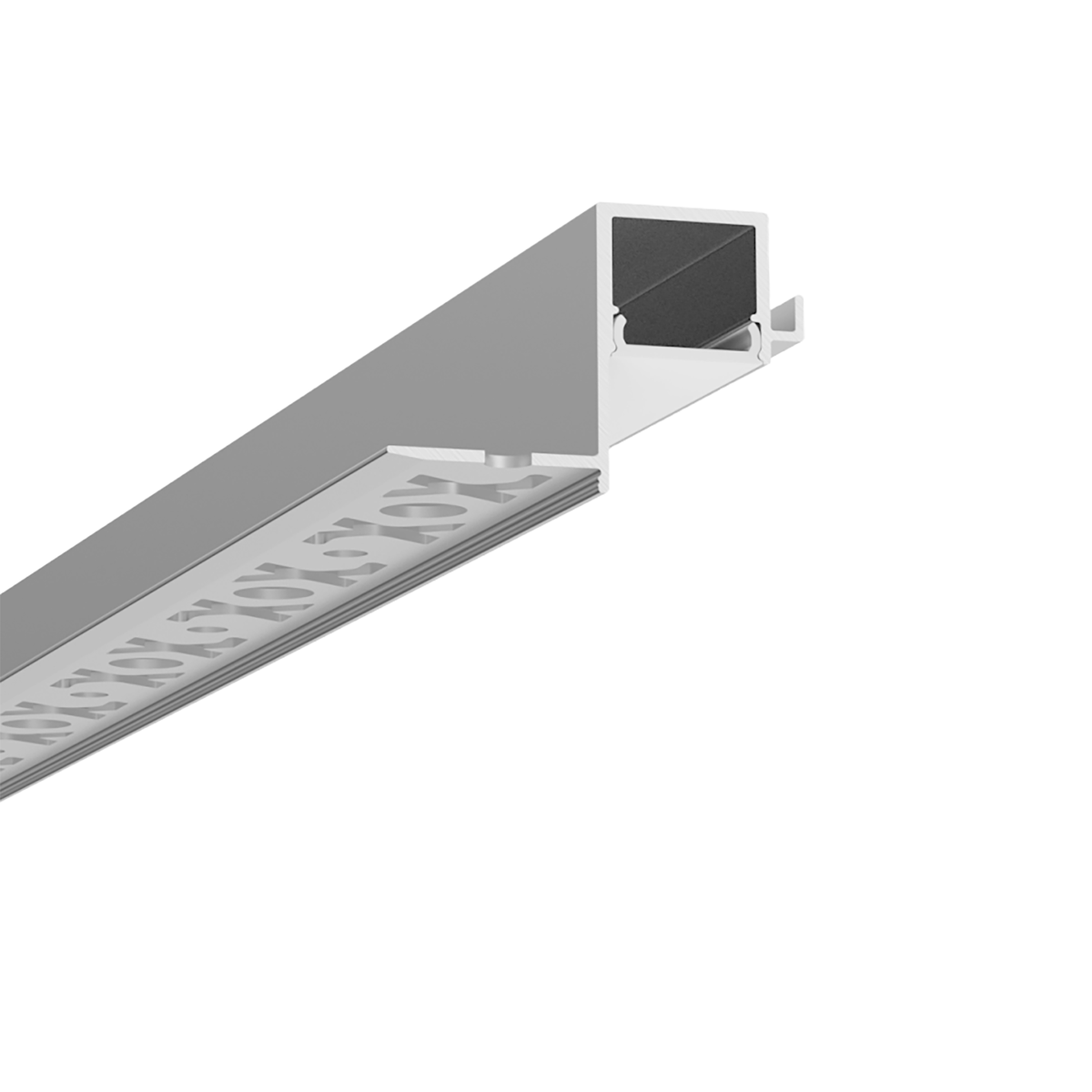 G.W.S. LED Plaster-In Trimless Recessed LED Aluminium Profile 36.1x24.3mm (2002)