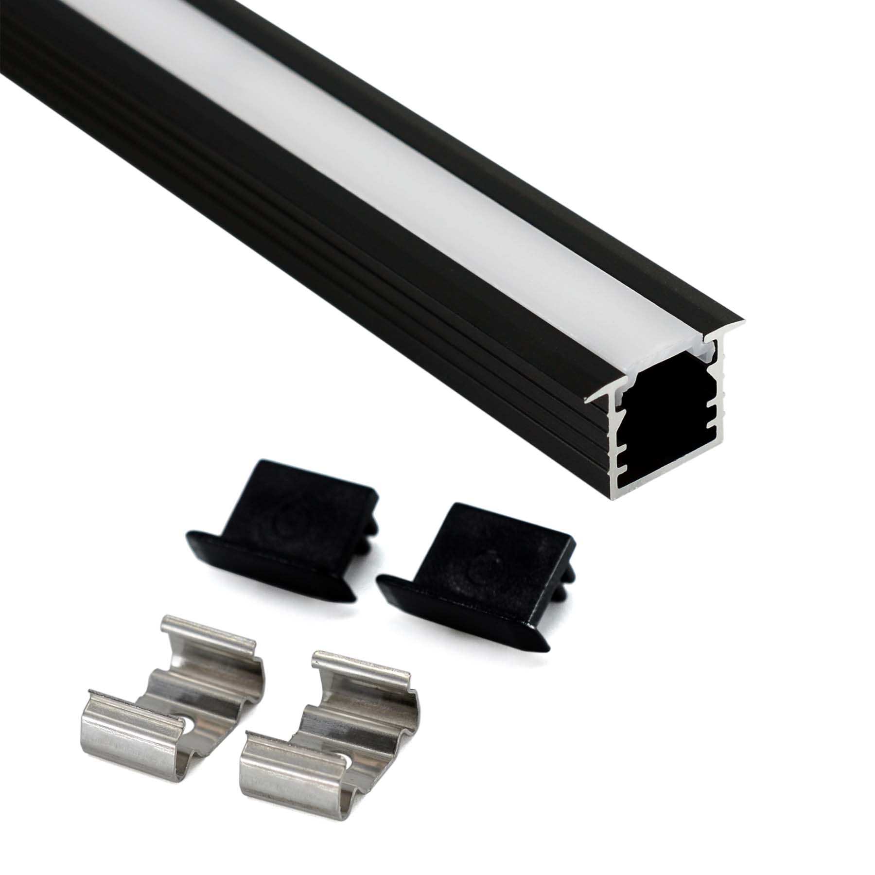 G.W.S. LED Recessed LED Aluminium Profile 17.4x11.7mm (176-Y1712)