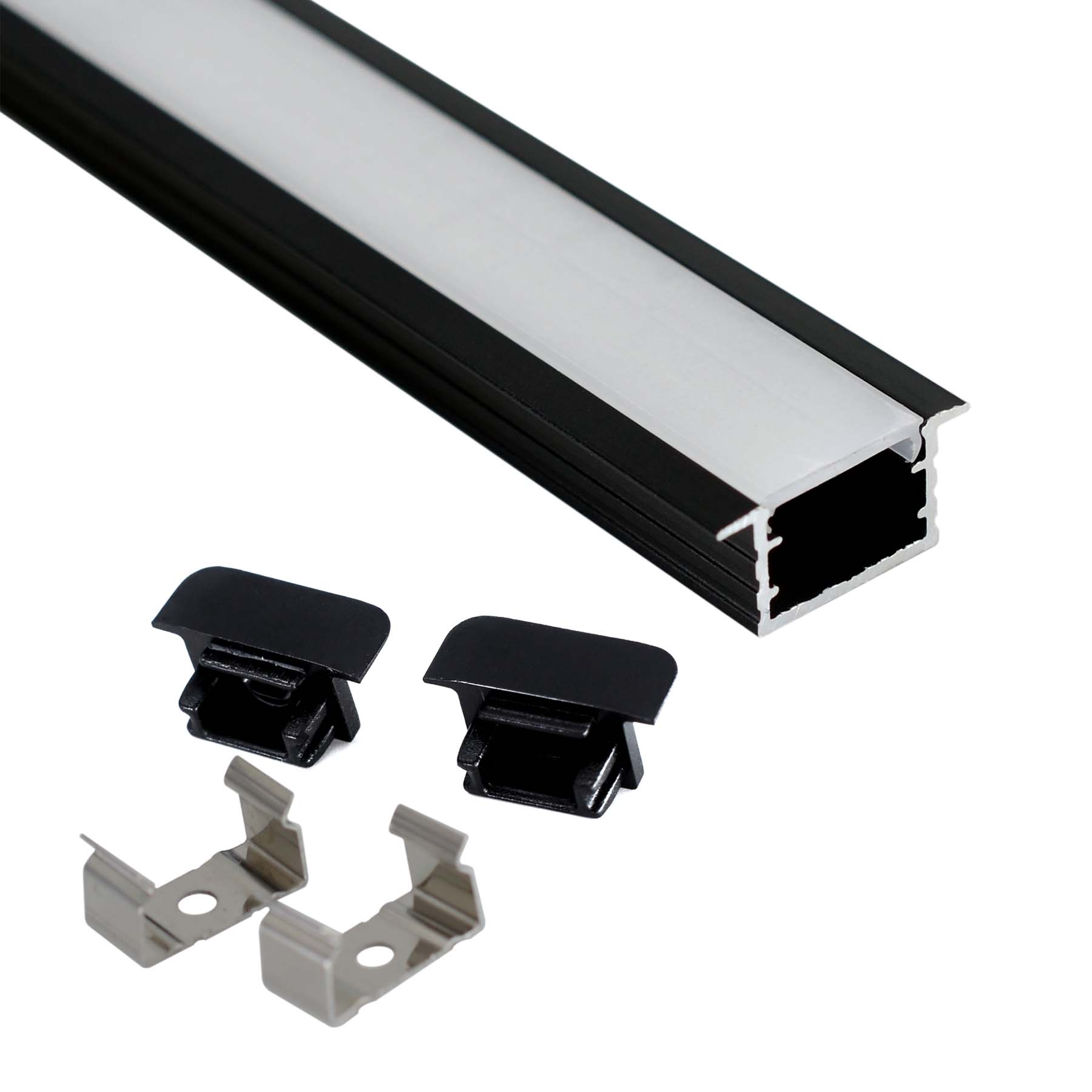 G.W.S. LED Recessed LED Aluminium Profile 20.7x10mm (337-Y2110)