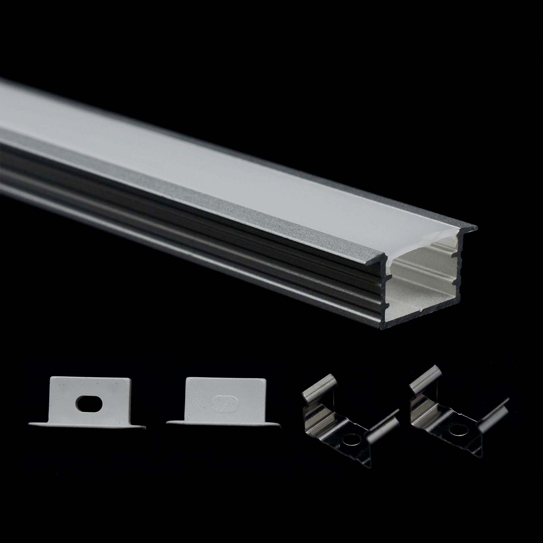 G.W.S. LED Recessed LED Aluminium Profile 20.7x10mm (337-Y2110)