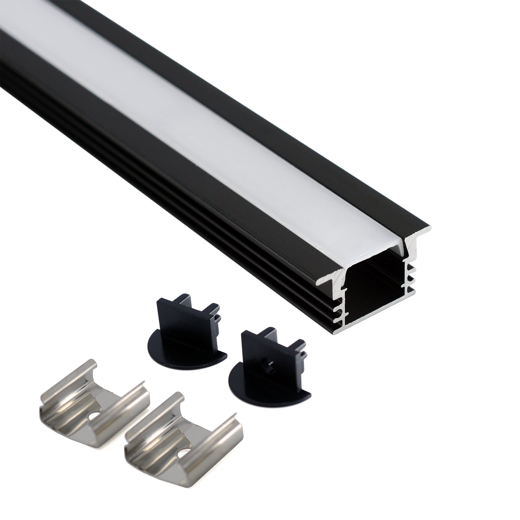 G.W.S. LED Recessed LED Aluminium Profile 23.8x12mm (006B-Y2412)