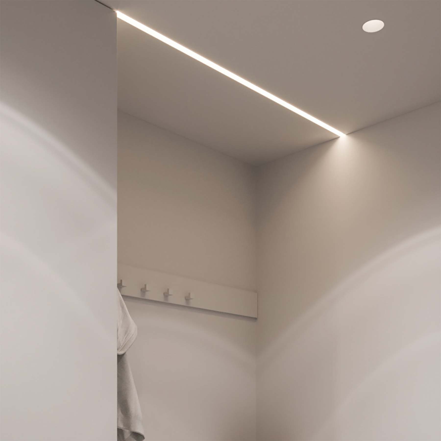 G.W.S. LED Recessed LED Aluminium Profile 24.15x7.5mm (014-Y2407)