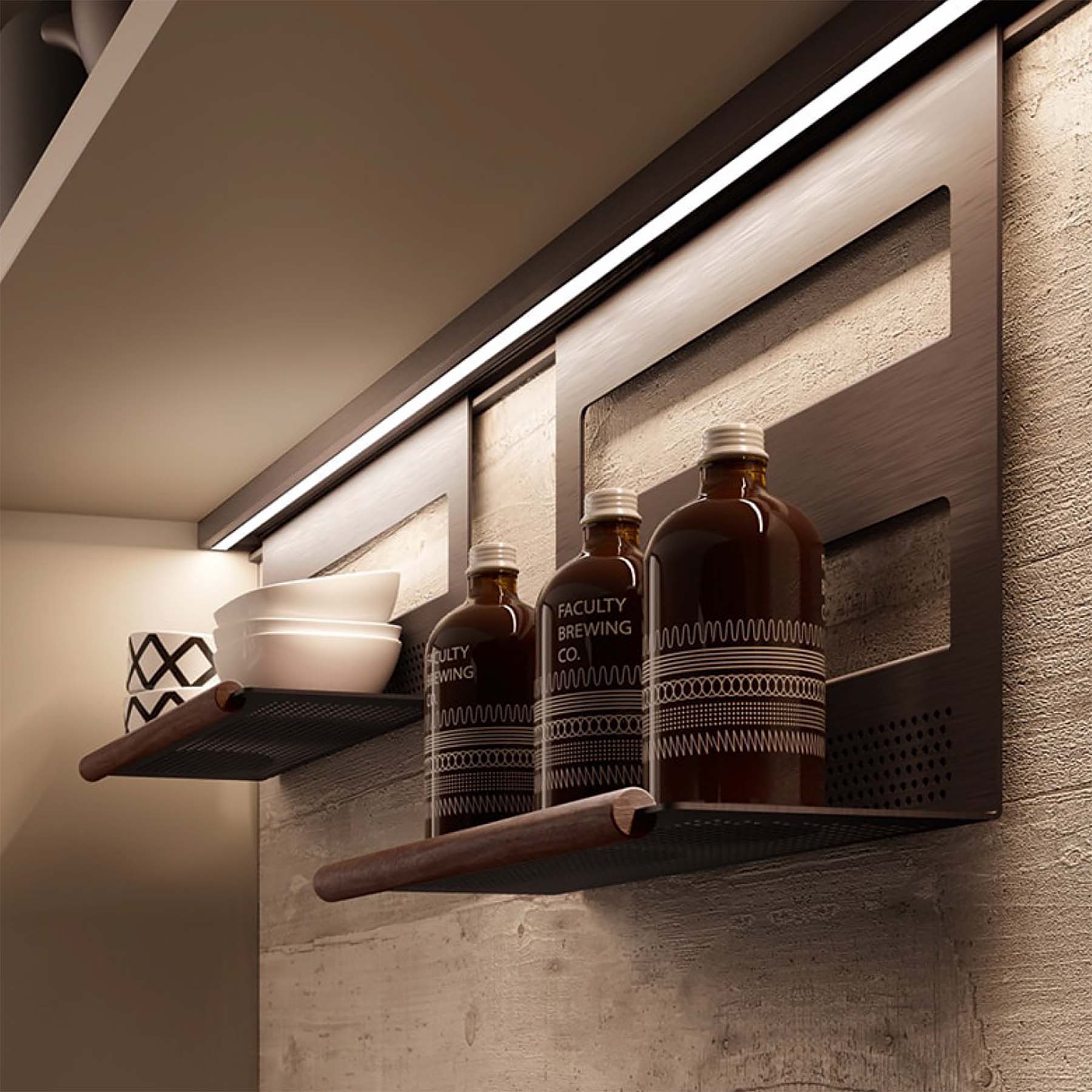 G.W.S. LED Recessed LED Aluminium Profile 44x35mm (109-Y4435)