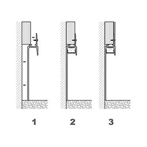 G.W.S. LED Skirting LED Aluminium Profile 119.5x19mm (830)