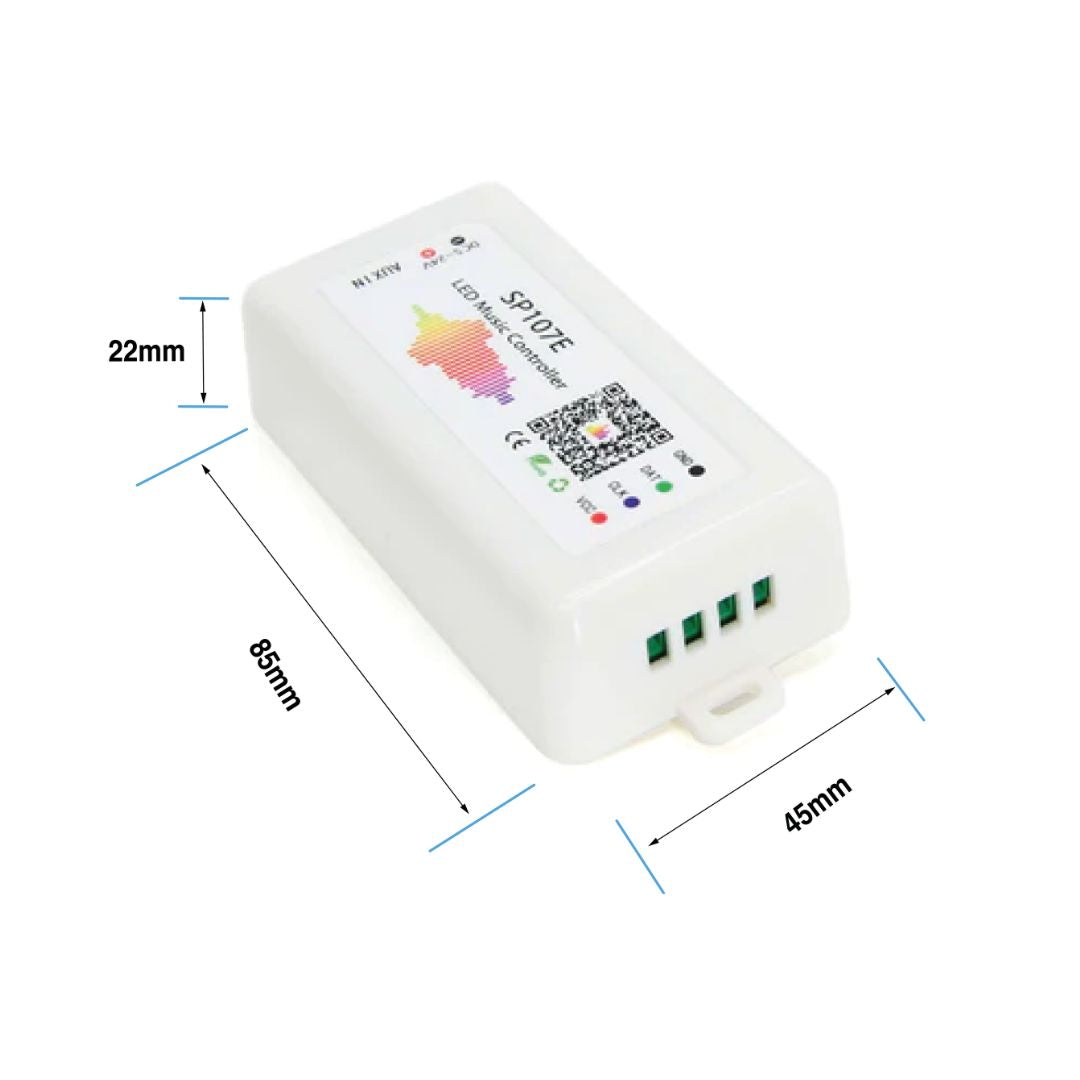 G.W.S. LED SP107E Bluetooth Music SPI Pixel Strip LED Controller