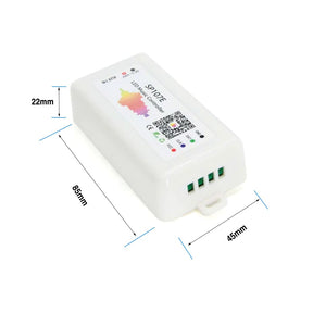 G.W.S. LED SP107E Bluetooth Music SPI Pixel Strip LED Controller