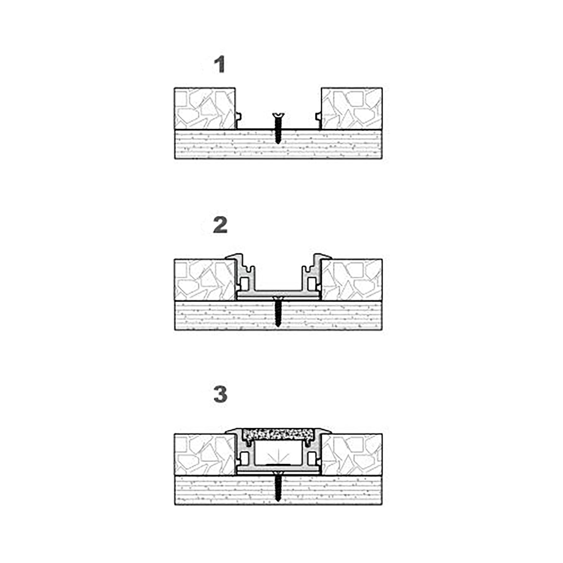 G.W.S. LED Stair & Inground LED Aluminium Profile 27.3x11mm (077-D2711)