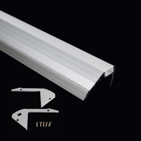 G.W.S. LED Stair Nosing LED Aluminium Profile 53.7x25mm (630)