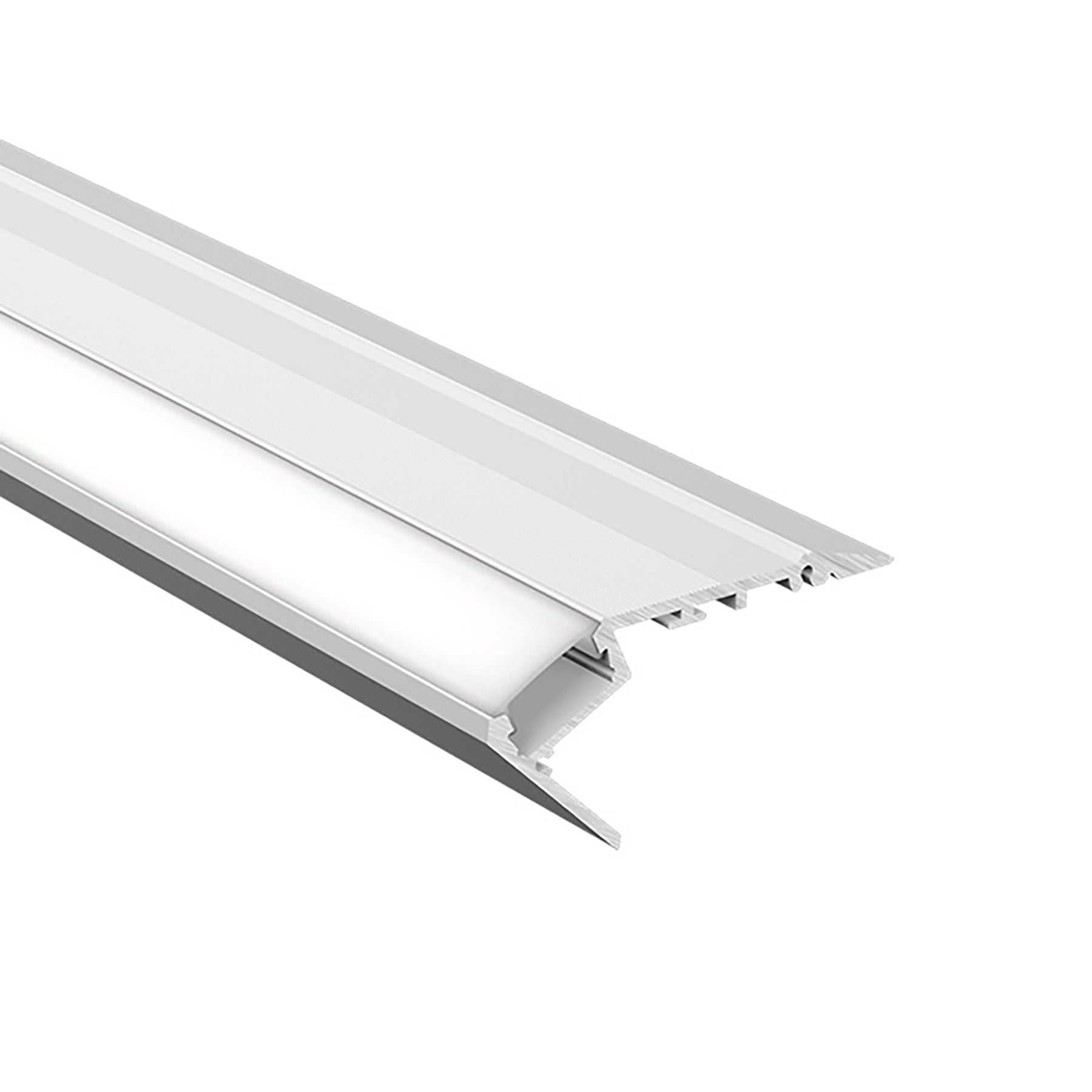 Stair Nosing LED Aluminium Profile 53.7x25mm (630)