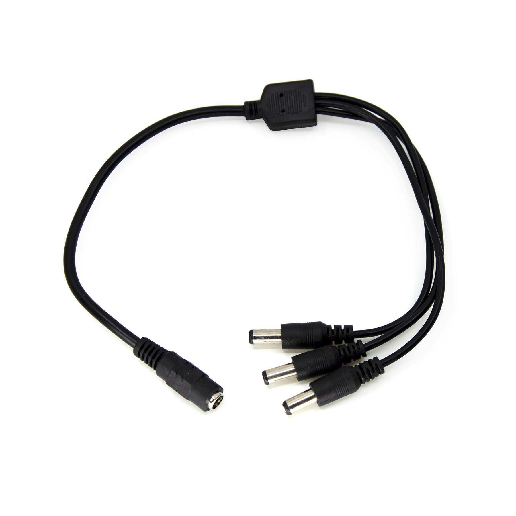 G.W.S. LED Strip Connectors 1 Female to 3 Male 5.5mmx2.1mm DC Power Splitter Cable