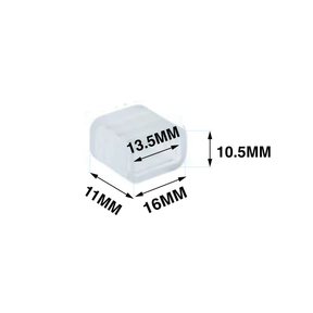 G.W.S. LED Strip Connectors 5 End Cap For LED 2835 AC Strip Lights