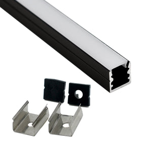 G.W.S. LED Surface Mounted LED Aluminium Profile 10x10mm (196-M1010)