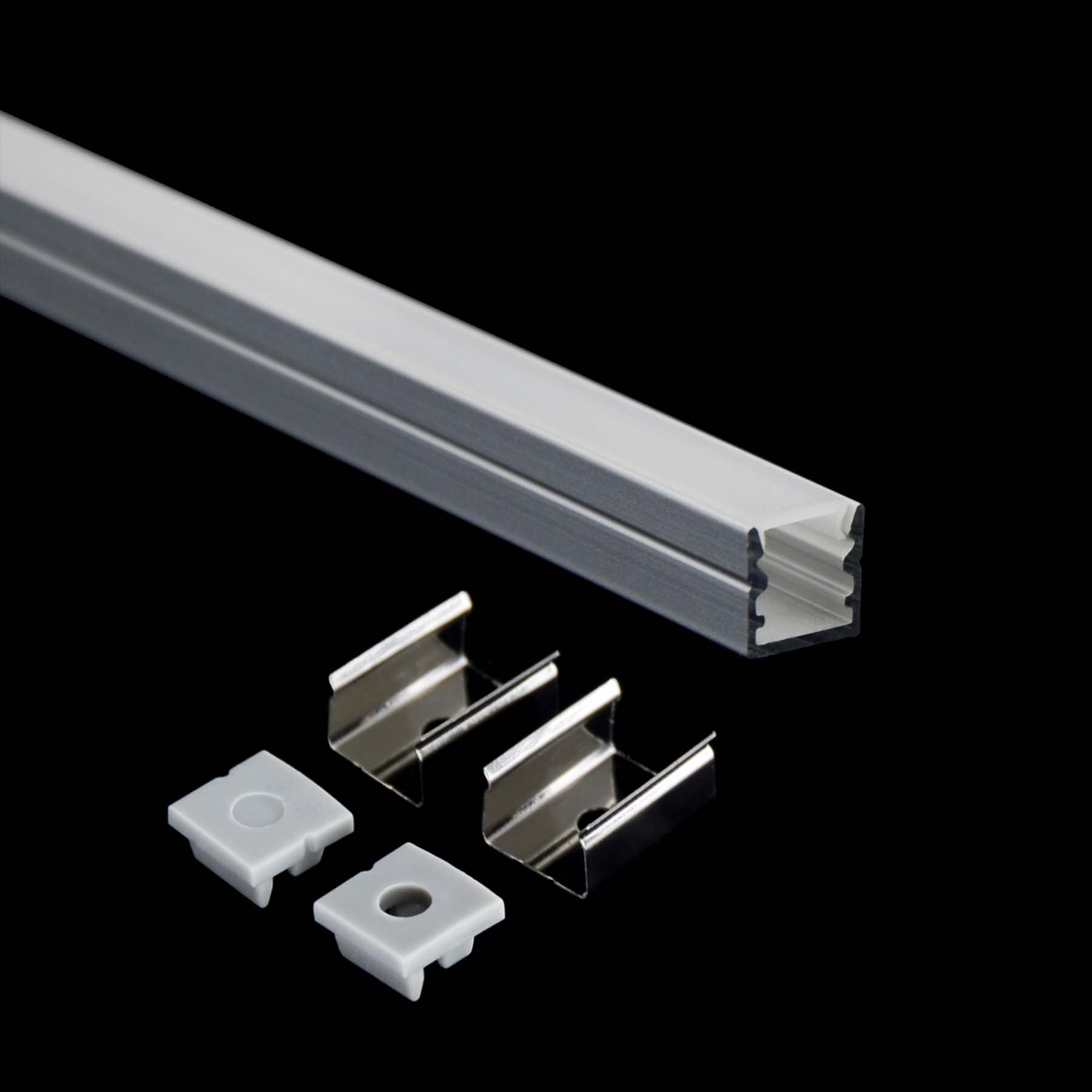 G.W.S. LED Surface Mounted LED Aluminium Profile 10x10mm (196-M1010)