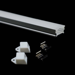 G.W.S. LED Surface Mounted LED Aluminium Profile 13.1x8mm (107-M1308)
