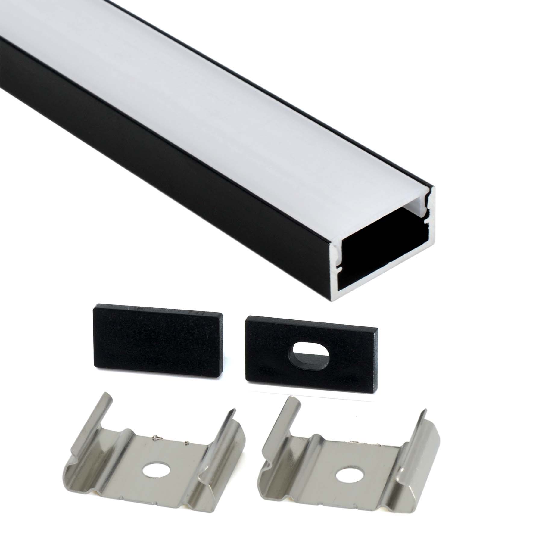 G.W.S. LED Surface Mounted LED Aluminium Profile 20x10mm (210-M2010)