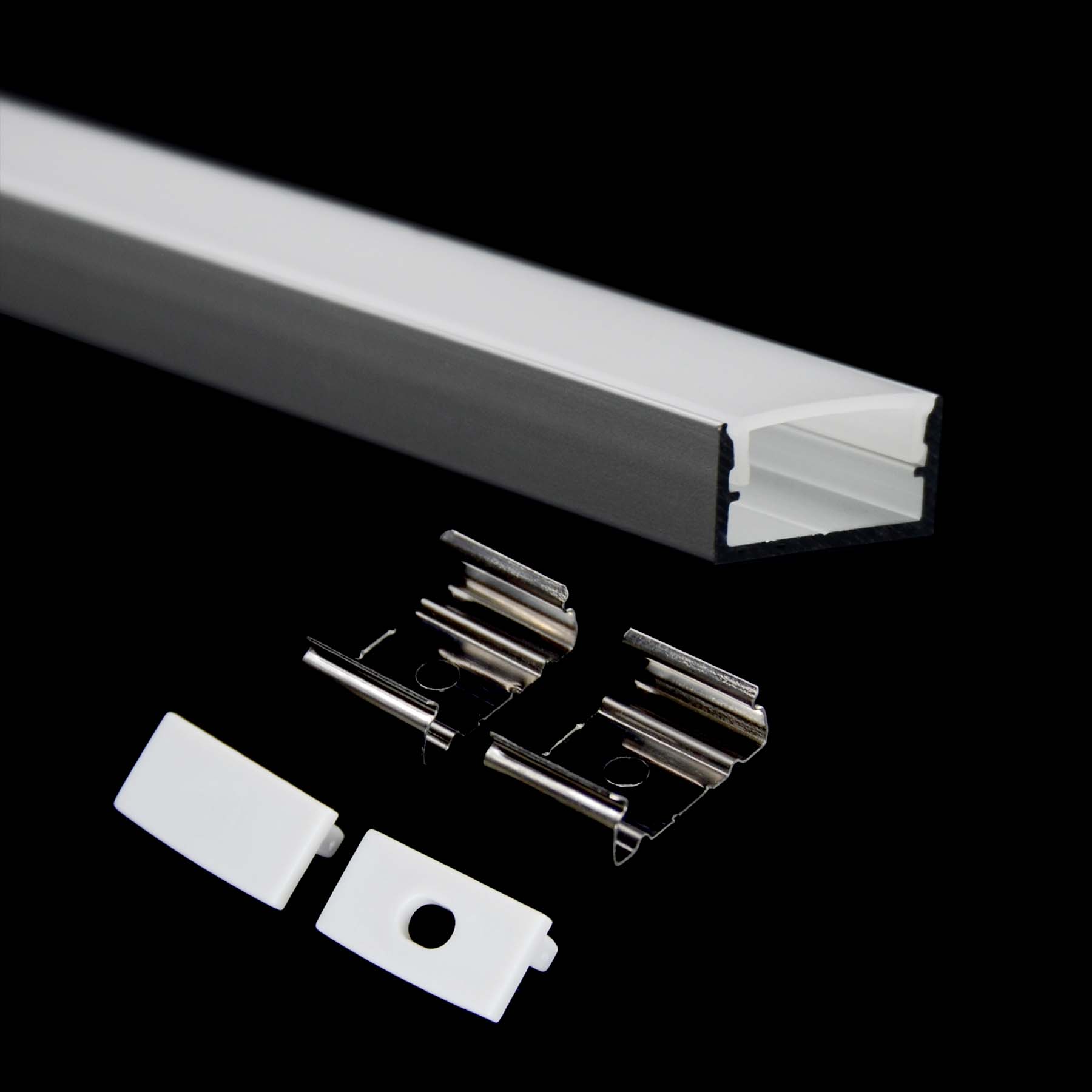 G.W.S. LED Surface Mounted LED Aluminium Profile 20x10mm (210-M2010)