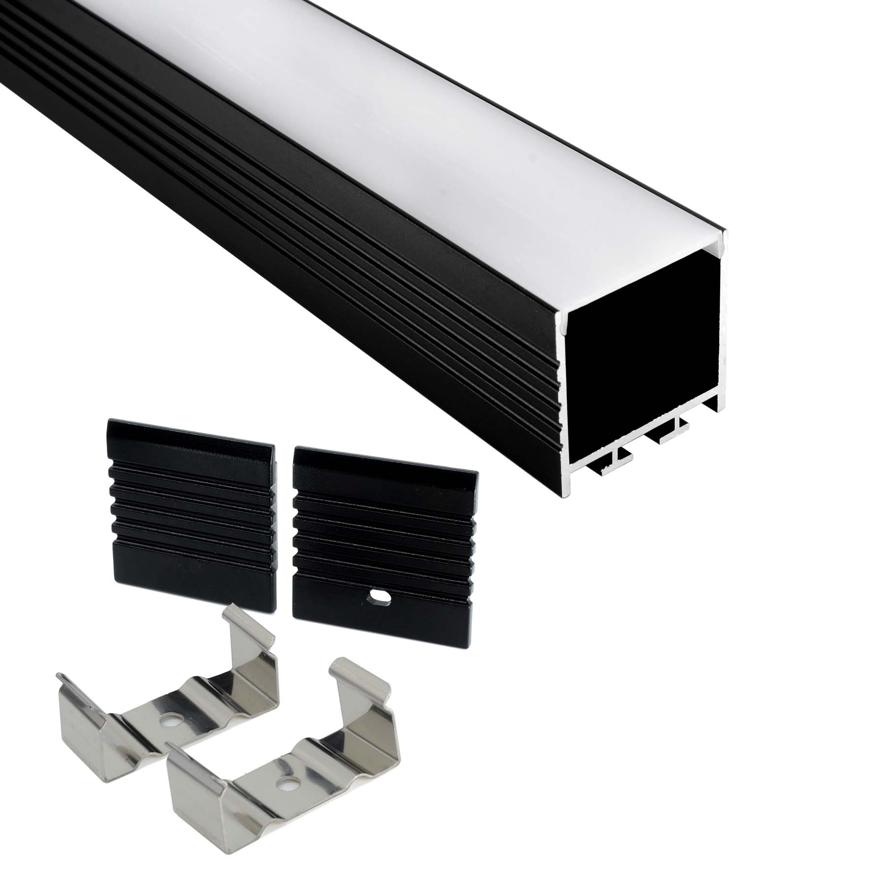 G.W.S. LED Surface Mounted LED Aluminium Profile 35x35mm (111-M3535)