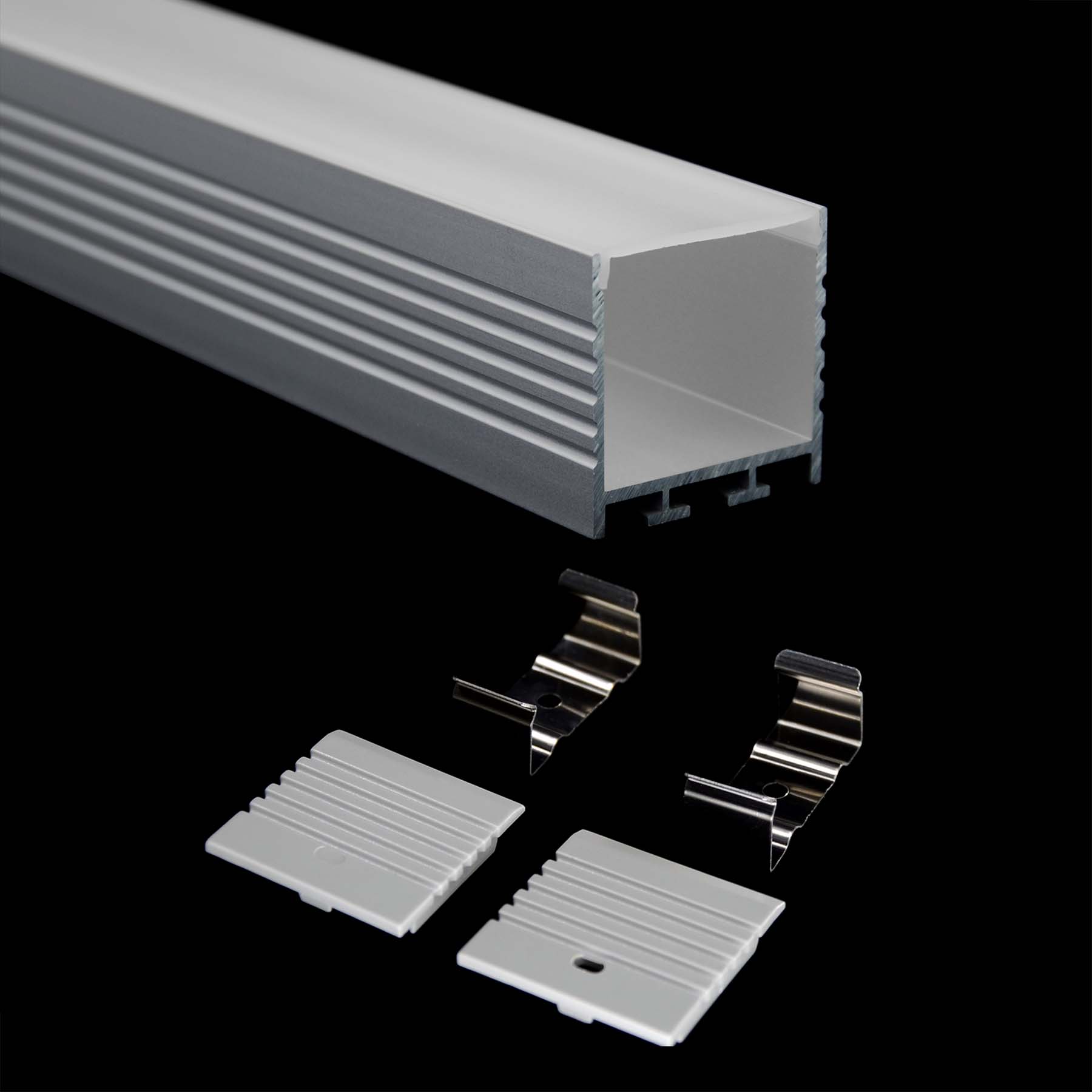 G.W.S. LED Surface Mounted LED Aluminium Profile 35x35mm (111-M3535)