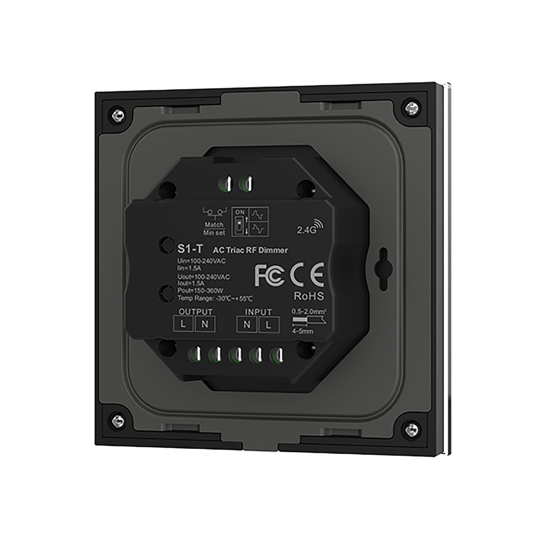 G.W.S. LED Touch Panel Triac Dimmer S1-T