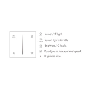 G.W.S. LED Touch Panel Triac Dimmer S1-T