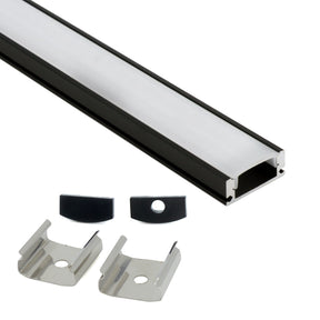 G.W.S. LED Ultra Thin Surface Mounted LED Aluminium Profile 17.35x6.9mm (013-M1707)